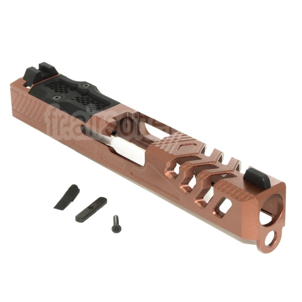 APS EMG F1 Firearms 170mm Métal Glissière avec Guidon Hausse Convient pour APS EMG F1 Firearms BSF Série Pistolet Airsoft