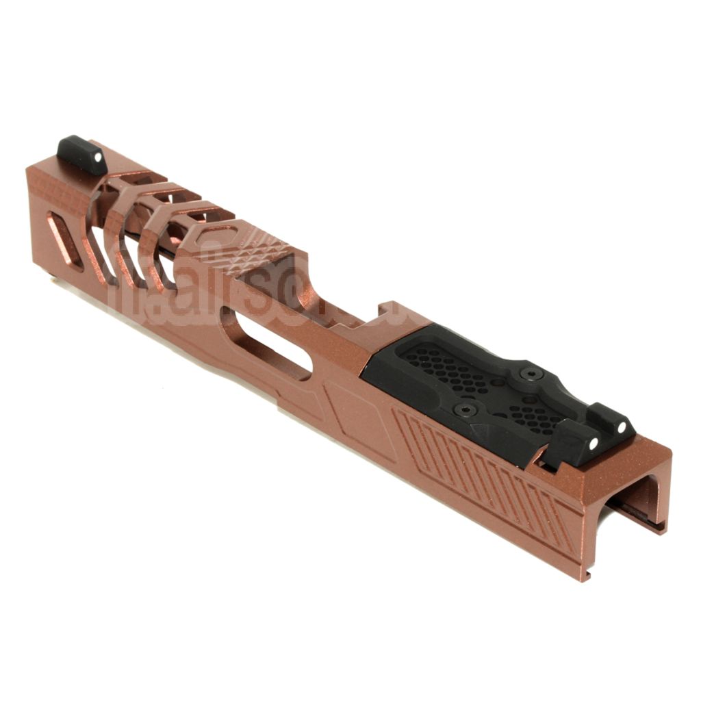 APS EMG F1 Firearms 170mm Métal Glissière avec Guidon Hausse Convient pour APS EMG F1 Firearms BSF Série Pistolet Airsoft