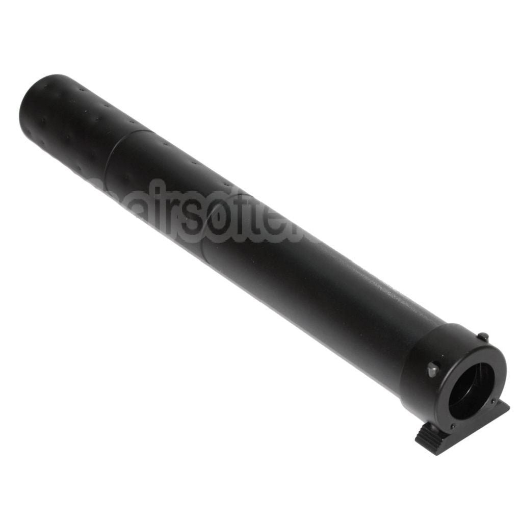 AirsoftEra 295mm QD Silencieux Convient pour Golden Eagle CYMA SR25 AEG GBB Fusil Airsoft Noir