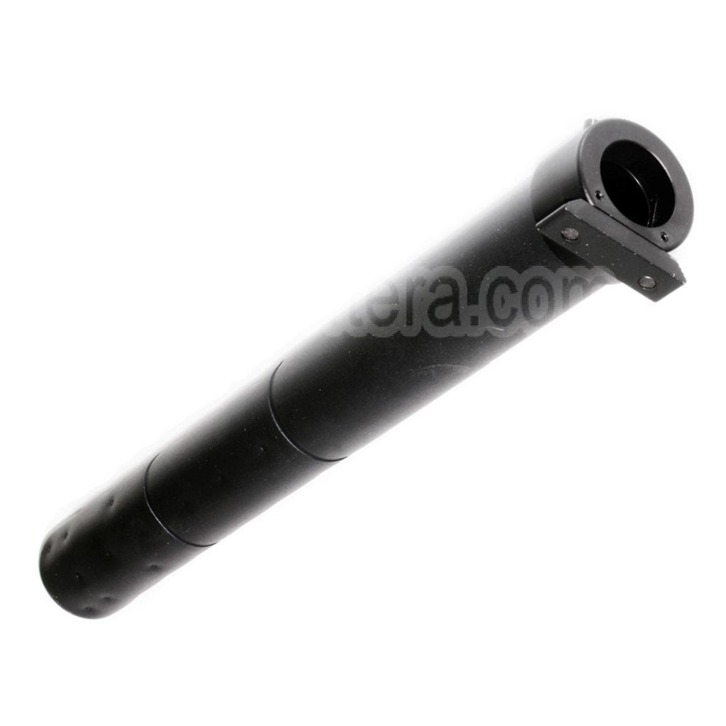 AirsoftEra 295mm QD Silencieux Convient pour Golden Eagle CYMA SR25 AEG GBB Fusil Airsoft Noir