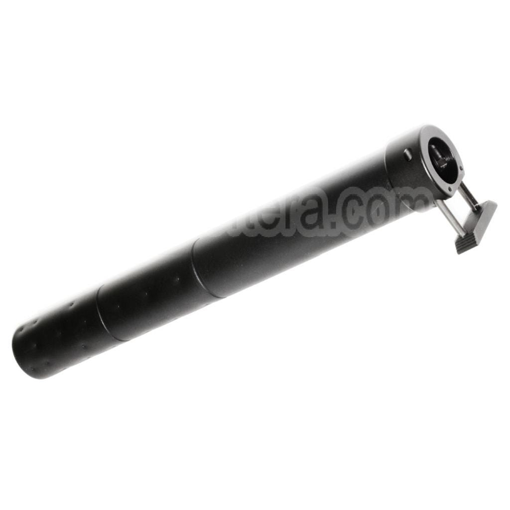 AirsoftEra 295mm QD Silencieux Convient pour Golden Eagle CYMA SR25 AEG GBB Fusil Airsoft Noir