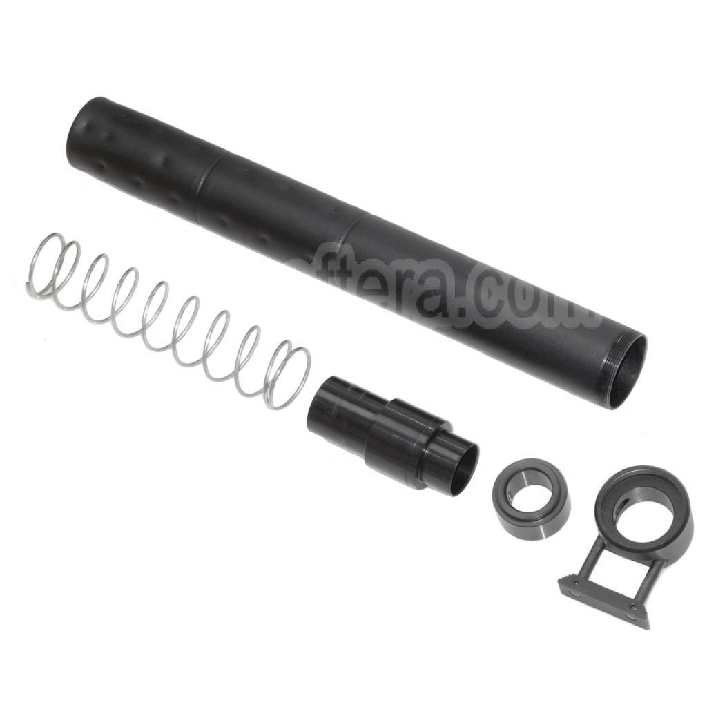 AirsoftEra 295mm QD Silencieux Convient pour Golden Eagle CYMA SR25 AEG GBB Fusil Airsoft Noir