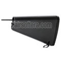 AirsoftEra 188mm Court Style Crosse Fixe Convient pour M4 M16 M16A1 M16A2 Série AEG Fusil Noir