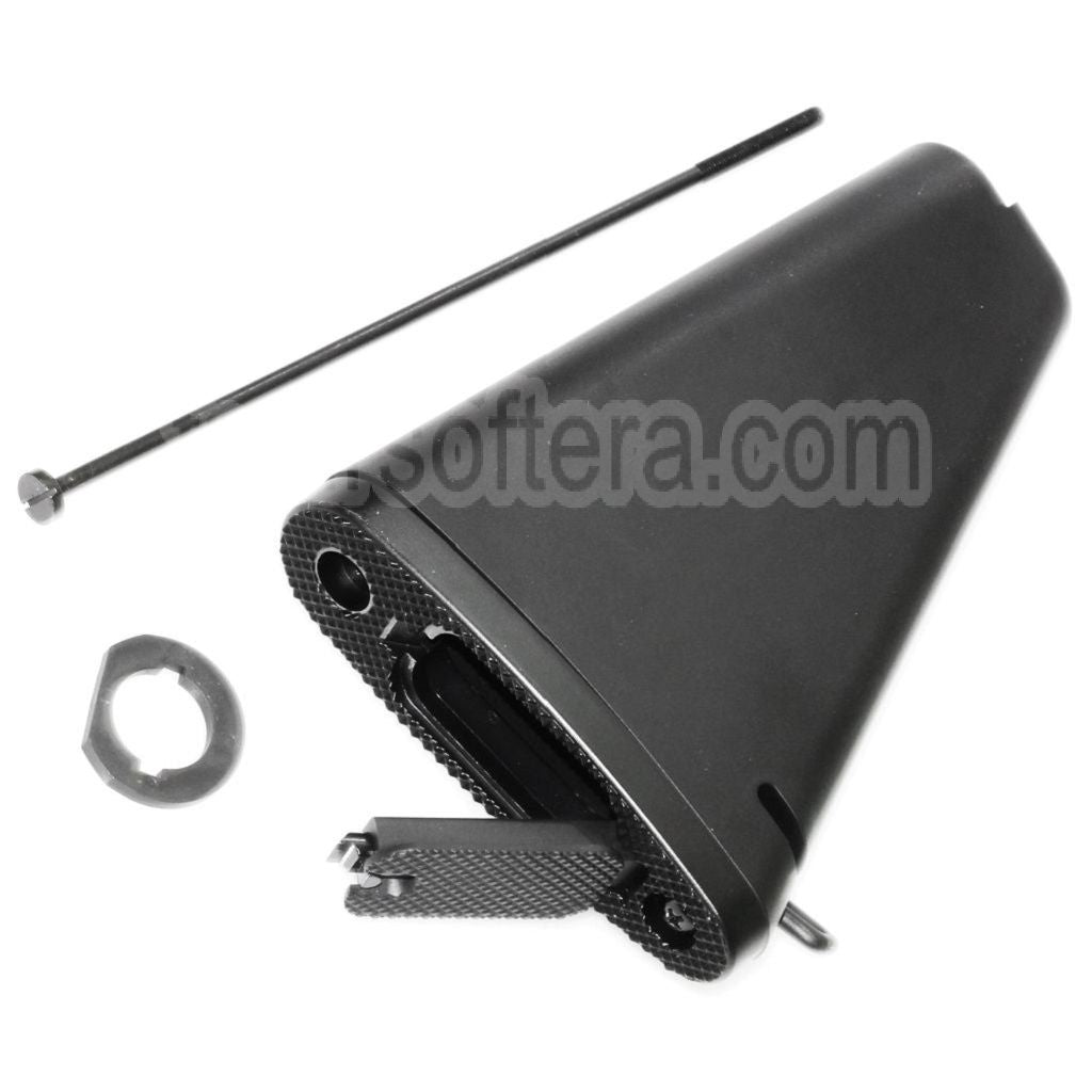 AirsoftEra 188mm Court Style Crosse Fixe Convient pour M4 M16 M16A1 M16A2 Série AEG Fusil Noir