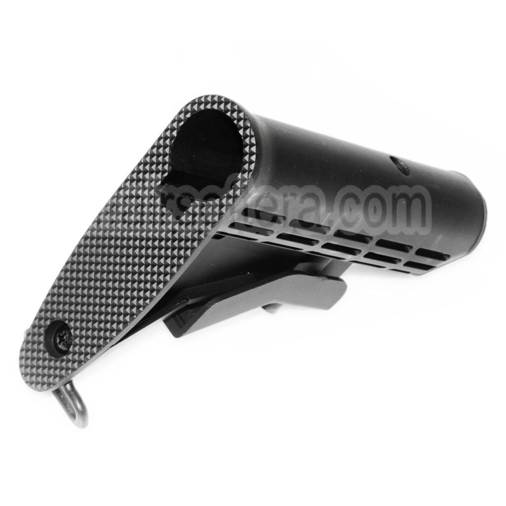 AirsoftEra 165mm Polymère Crosse Convient pour M4 M16 Série AEG Fusil Noir