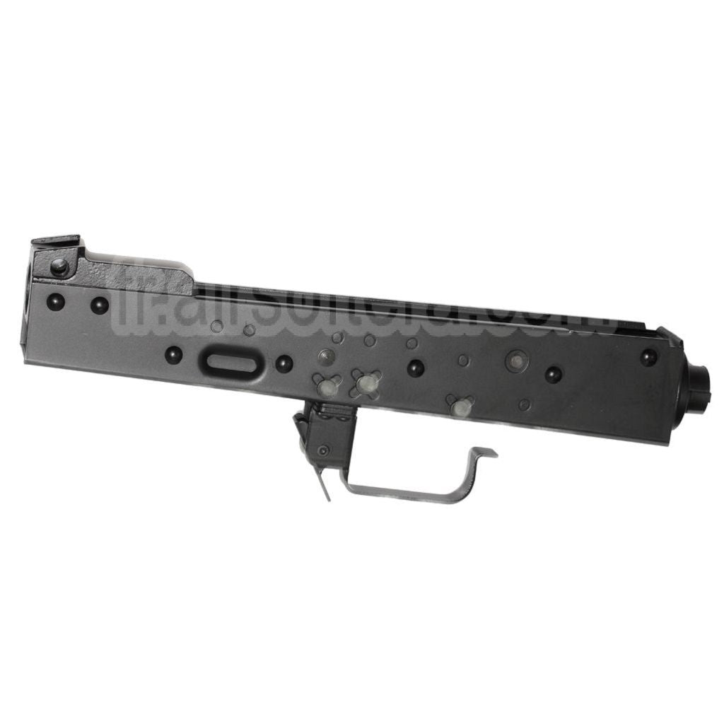 Golden Eagle Métal AKM Boîtier avec M4 Crosse Tube Adaptateur Convient pour JG Golden Eagle 6831 AK Série AEG Fusil Airsoft Noir