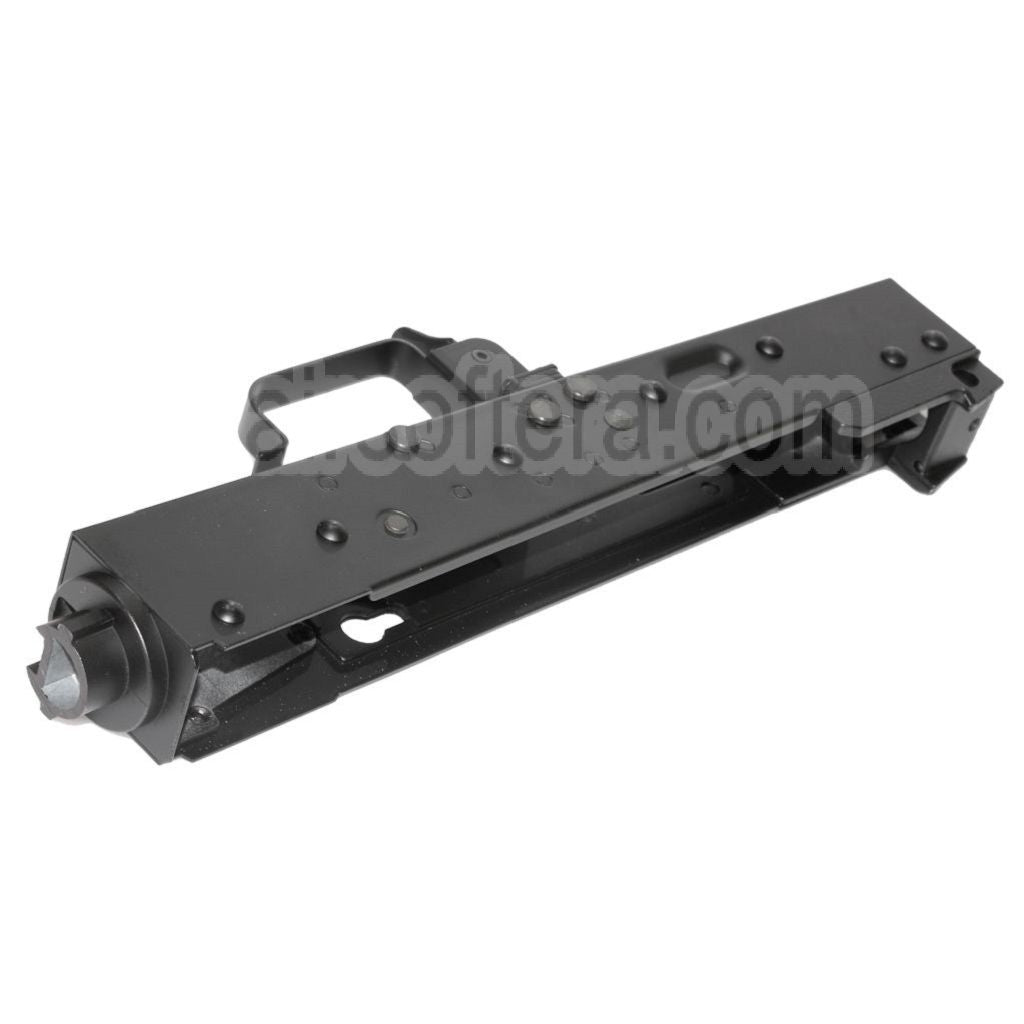 Golden Eagle Métal AKM Boîtier avec M4 Crosse Tube Adaptateur Convient pour JG Golden Eagle 6831 AK Série AEG Fusil Airsoft Noir