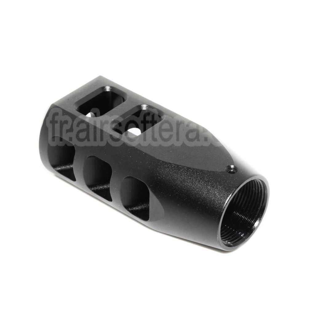 Golden Eagle 65mm Métal Frein de Bouche 3202 Convient pour JG Golden Eagle 3201 3202 3203 M200 Série Nemesis Vanquish LMR Bolt Action Fusil Airsoft