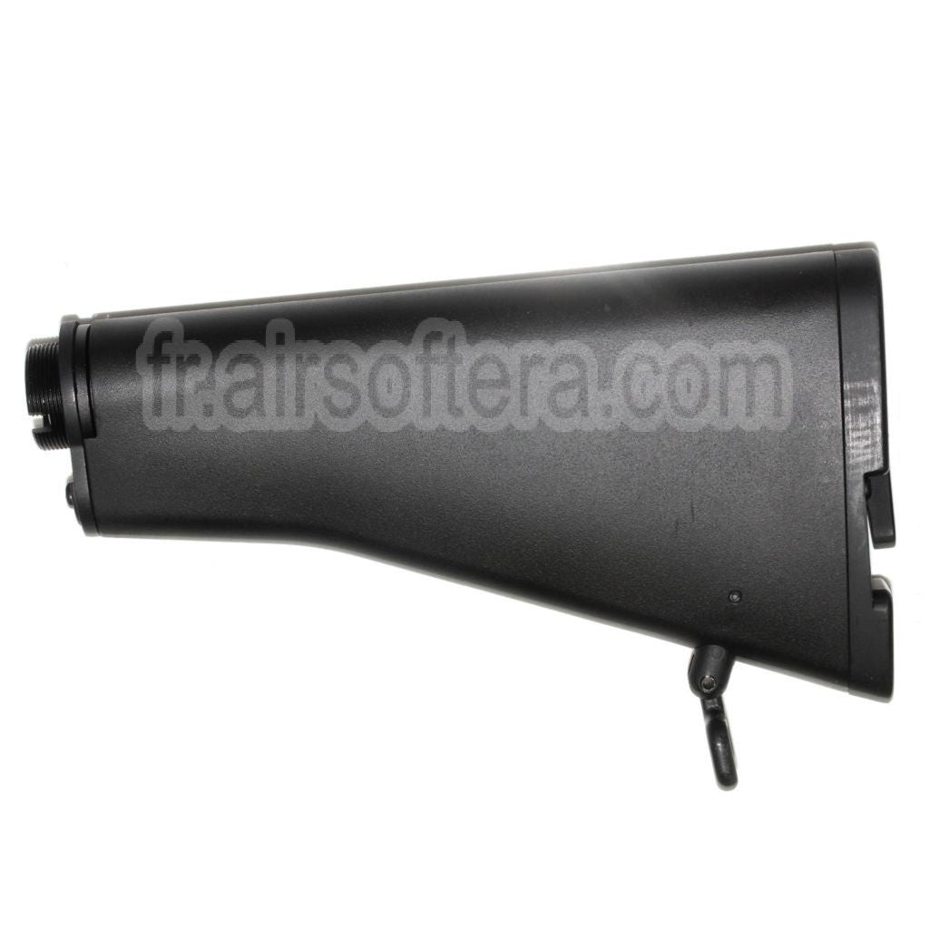 Golden Eagle CAR-15 Rétractable Crosse Convient pour JG6661 Tokyo Marui M4 Série AEG Fusil Airsoft Noir