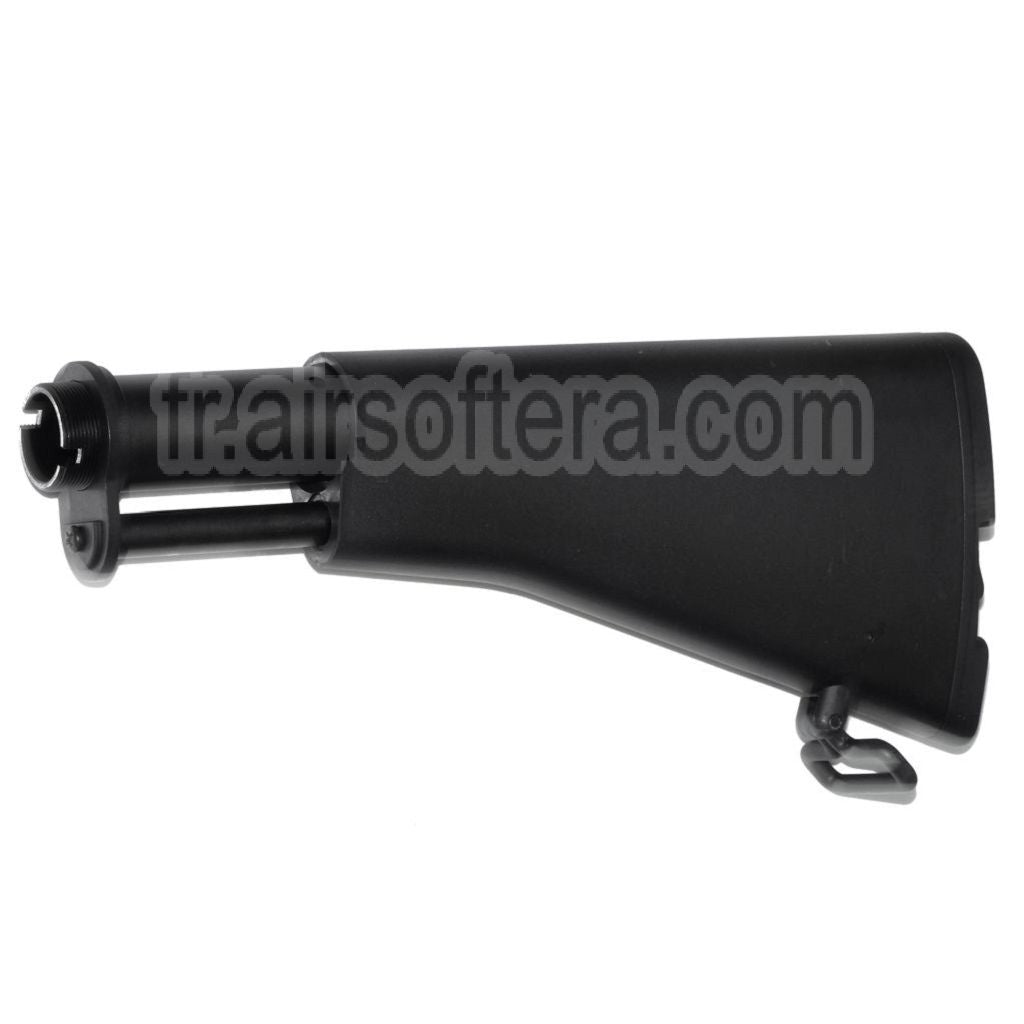 Golden Eagle CAR-15 Rétractable Crosse Convient pour JG6661 Tokyo Marui M4 Série AEG Fusil Airsoft Noir