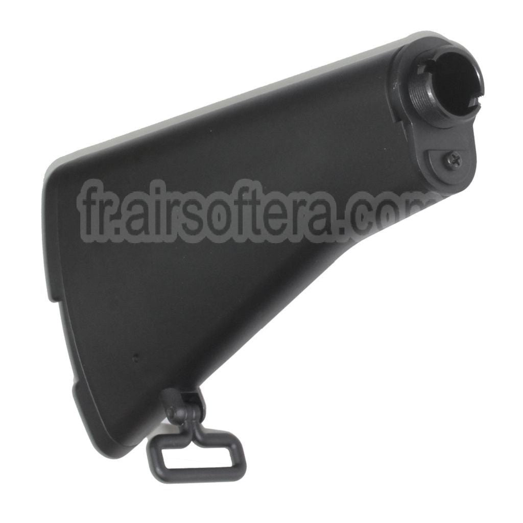 Golden Eagle CAR-15 Rétractable Crosse Convient pour JG6661 Tokyo Marui M4 Série AEG Fusil Airsoft Noir