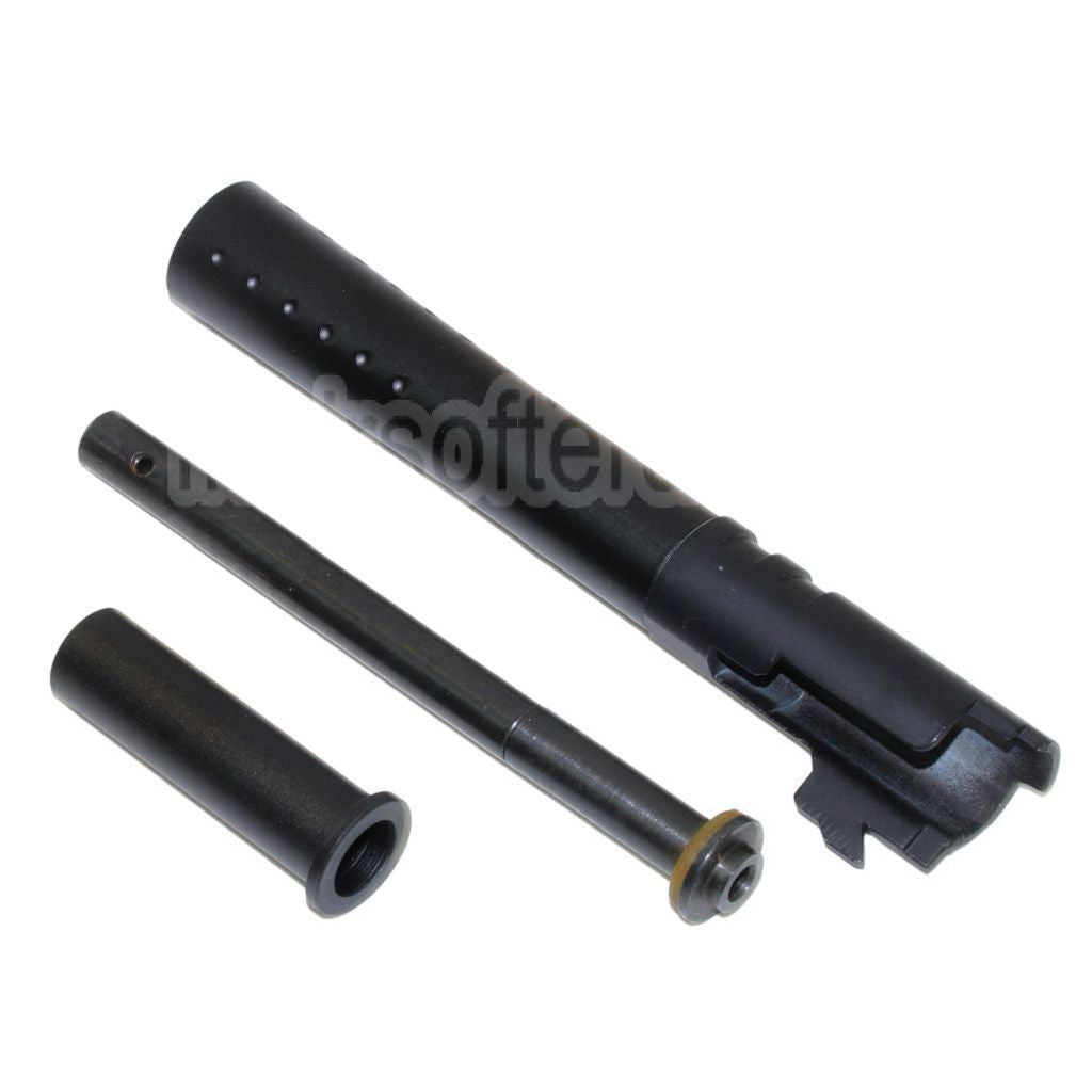 DOUBLE cloche 124mm/128mm V12 Style Canon extérieur ensemble convient pour DOUBLE cloche armée Tokyo Marui 1911 GBB Pistolet Airsoft