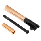 DOUBLE cloche 124mm/128mm V12 Style Canon extérieur ensemble convient pour DOUBLE cloche armée Tokyo Marui 1911 GBB Pistolet Airsoft