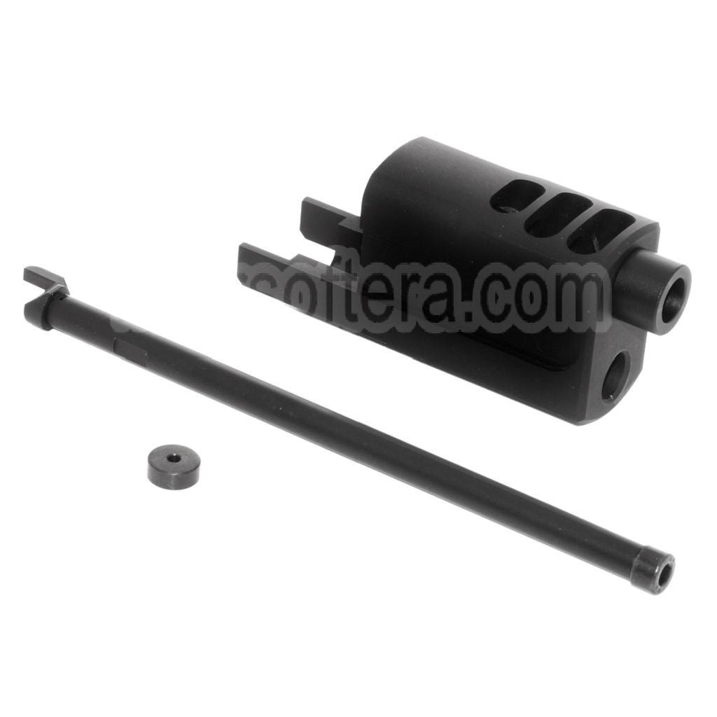 DOUBLE BELL Extended Rallongé Kit Compensateur Convient pour DOUBLE BELL KSC WE (WE-TECH) M9 Série GBB Pistolet Airsoft Noir