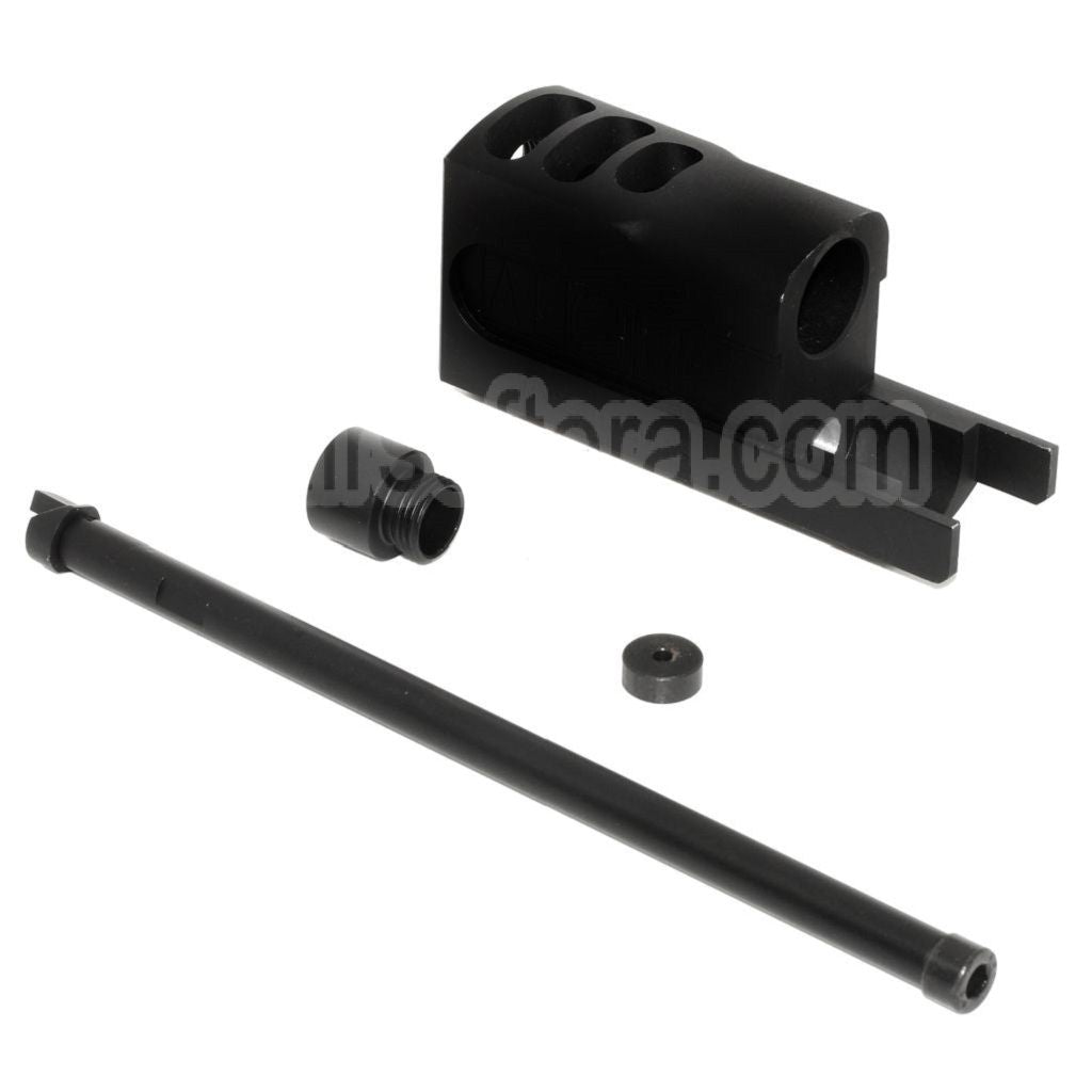 DOUBLE BELL Extended Rallongé Kit Compensateur Convient pour DOUBLE BELL KSC WE (WE-TECH) M9 Série GBB Pistolet Airsoft Noir
