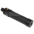 DOUBLE BELL 184mm/214mm x 44mm MPX QD Silencieux avec Frein de Bouche Convient pour -14mm CCW sens antihoraire Canon Fusil Airsoft Noir