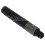DOUBLE BELL 200mm/230mm x 35mm MPX-M-QD Silencieux avec Frein de Bouche Convient pour -14mm CCW sens antihoraire Canon Fusil Airsoft Noir/Gris