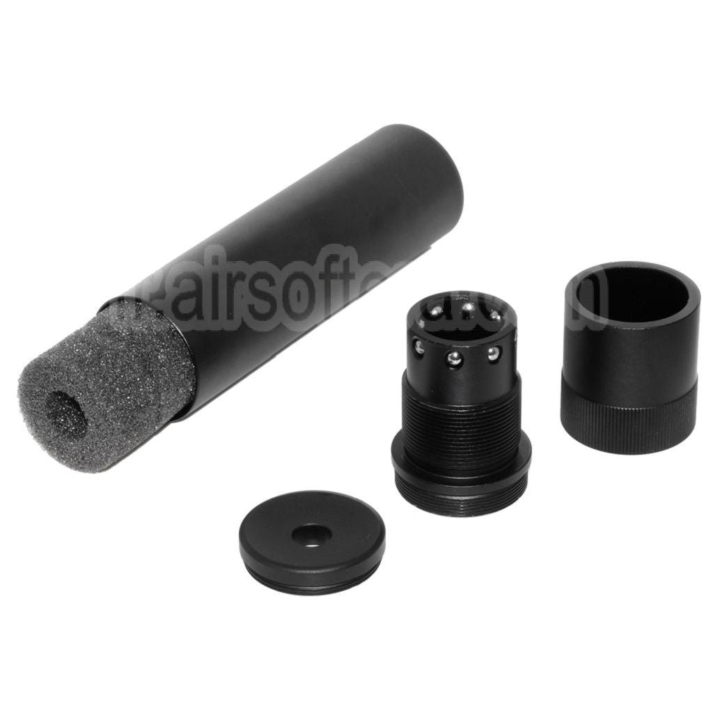 DOUBLE BELL 176mm x 38mm Déverrouillage Rapide Ball Bearing QD Silencieux Noir