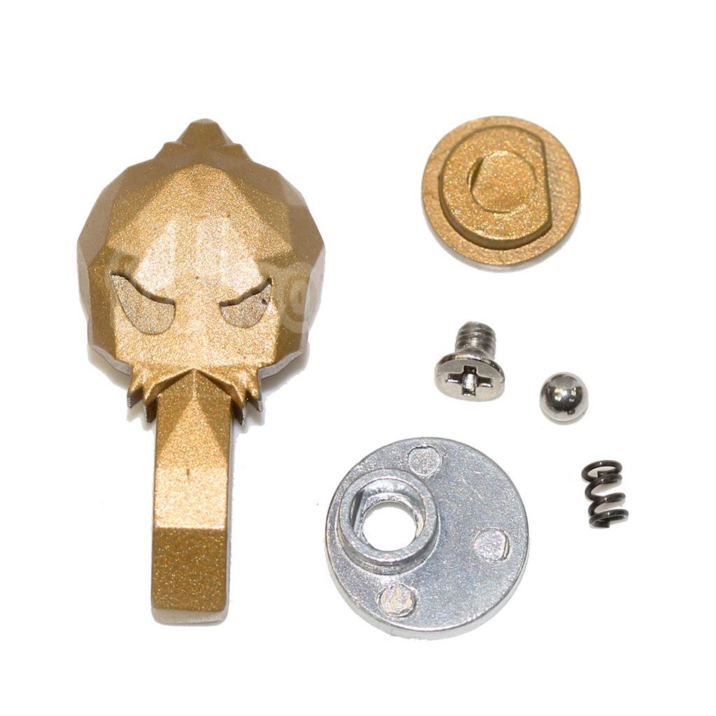 APS Skull Ambidextrous Tir Sélecteur (Long Type) Convient pour APS ASR PER M4 M16 AEG Fusil Airsoft