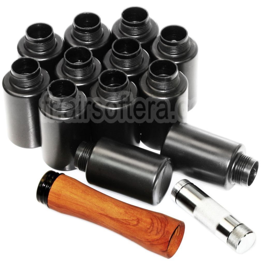 APS HAKKOTSU 12pièces Thunder B Stick Style Co2 Grenade Sonore Cartouche avec Core