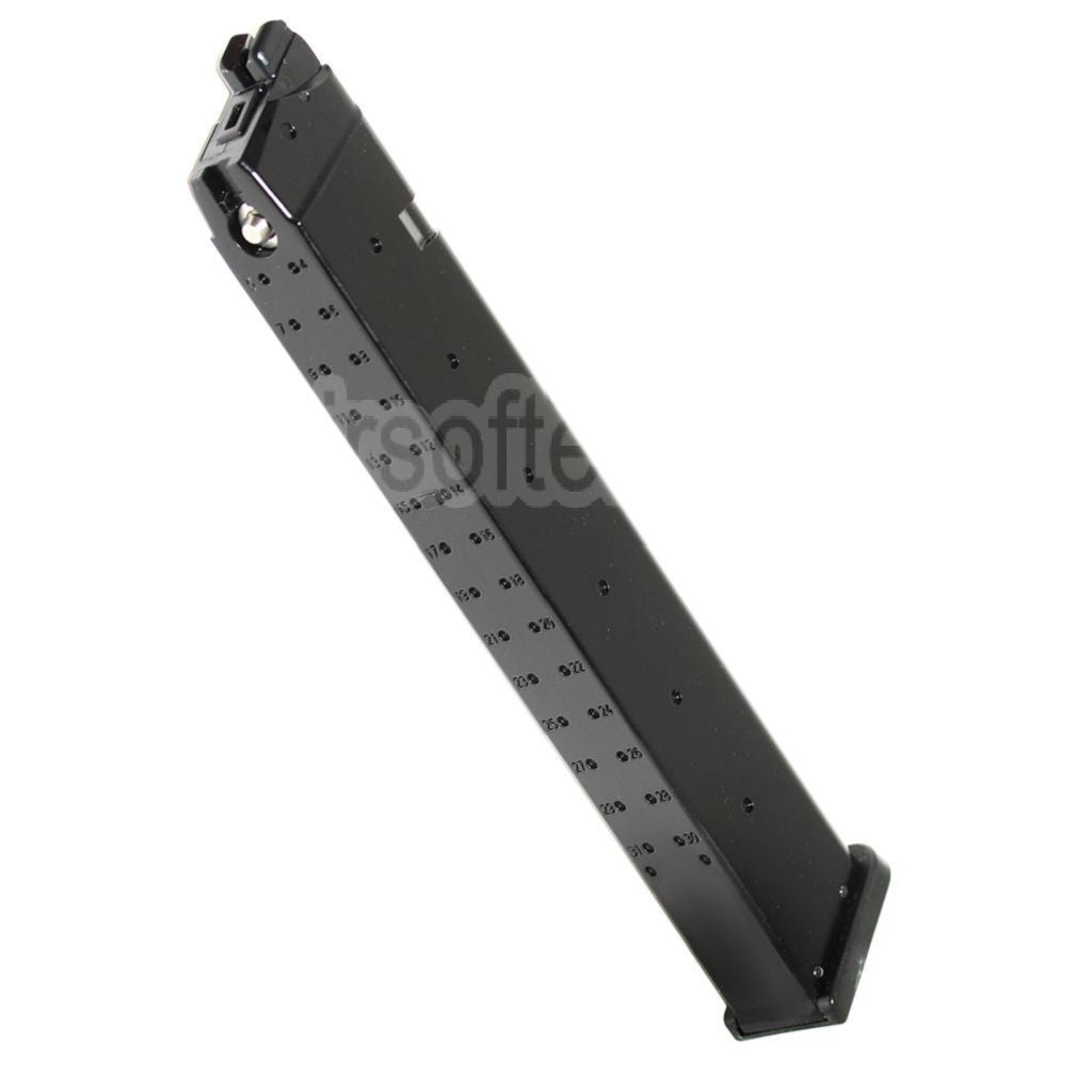 ARMY ARMAMENT 50 Billes Long Gaz Chargeur Convient pour G17 G18C G34 G35 G-Série GBB Pistolet Airsoft Noir