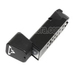 ARMY ARMAMENT 24 Billes Gaz Chargeur Base Épaisse Convient pour G17 G18C G34 G35 G-Série GBB Pistolet Airsoft Noir
