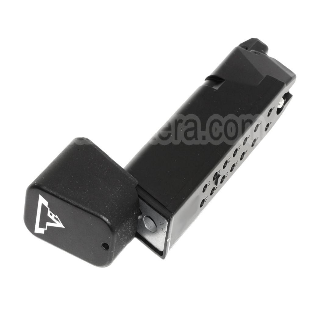 ARMY ARMAMENT 24 Billes Gaz Chargeur Base Épaisse Convient pour G17 G18C G34 G35 G-Série GBB Pistolet Airsoft Noir