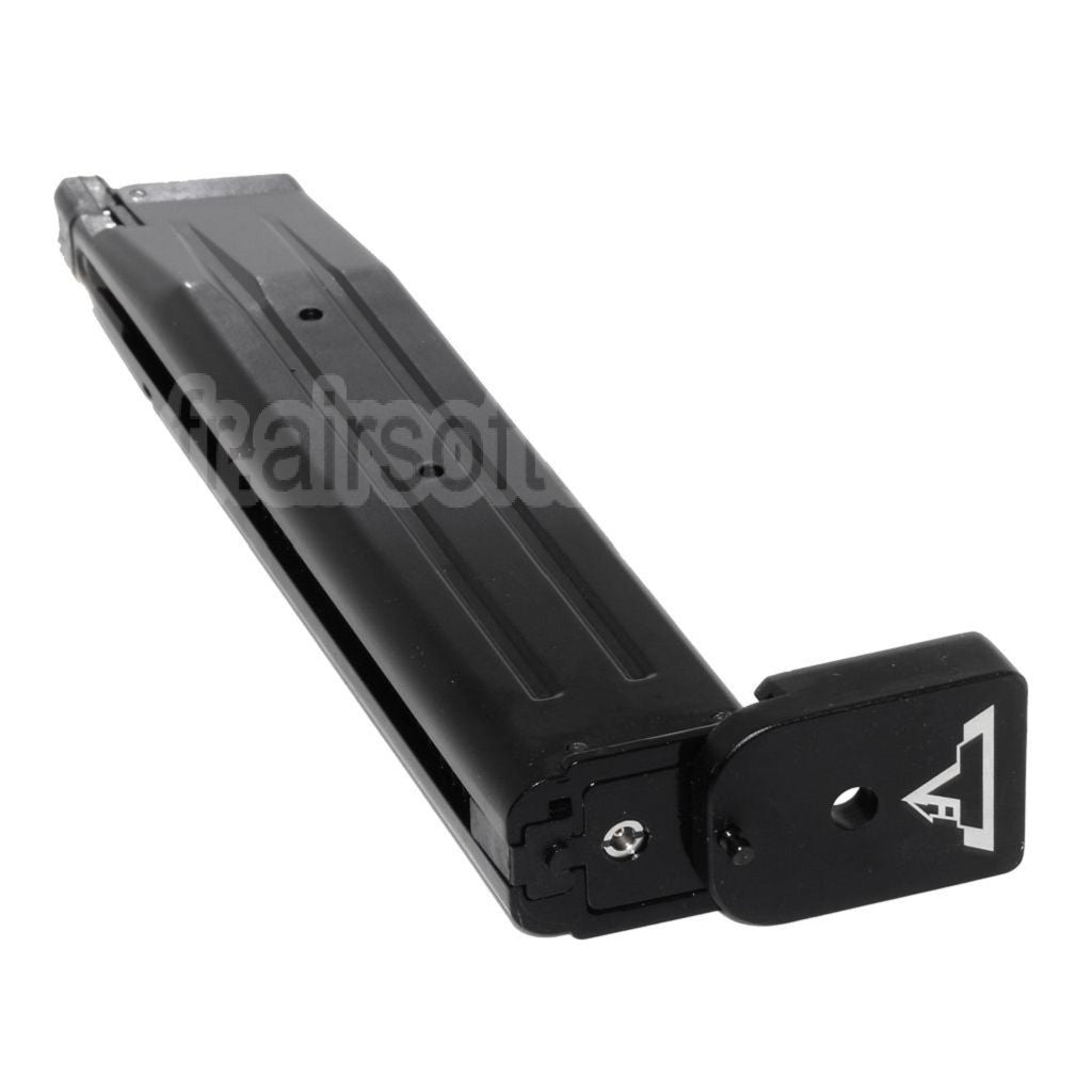ARMY ARMAMENT 50 Billes Gaz Chargeur Long Type Convient pour Hi-Capa Série GBB Pistolet Airsoft Noir