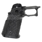 ARMY ARMAMENT Poisson Écaille Pointillé Pistolet Poignée Le Châssis Convient pour R601 TTI Combat Master EMG AW WE Tokyo Marui Hi-Capa Série GBB Pistolet Airsoft Noir