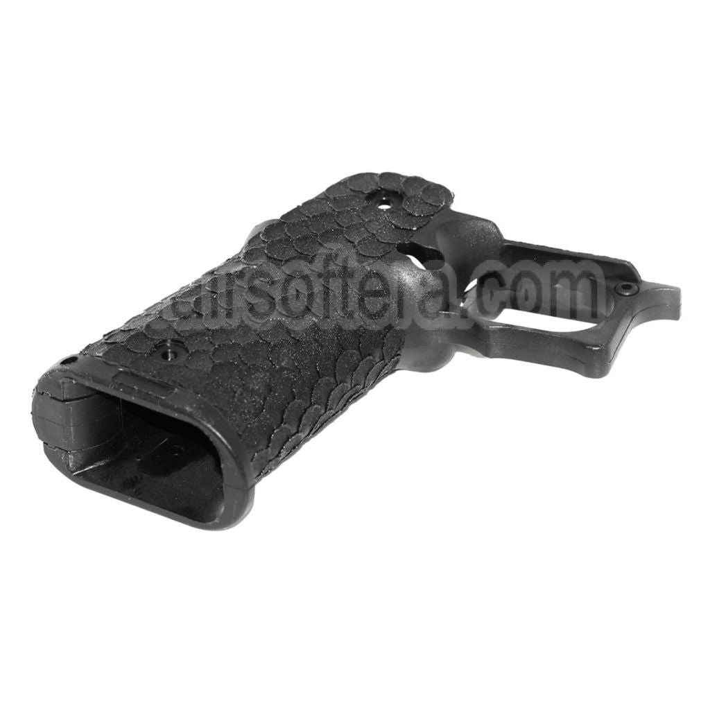 ARMY ARMAMENT Poisson Écaille Pointillé Pistolet Poignée Le Châssis Convient pour R601 TTI Combat Master EMG AW WE Tokyo Marui Hi-Capa Série GBB Pistolet Airsoft Noir
