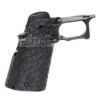 ARMY ARMAMENT Poisson Écaille Pointillé Pistolet Poignée Le Châssis Convient pour R607 DVC Carry EMG AW WE Tokyo Marui Hi-Capa Série GBB Pistolet Airsoft Noir