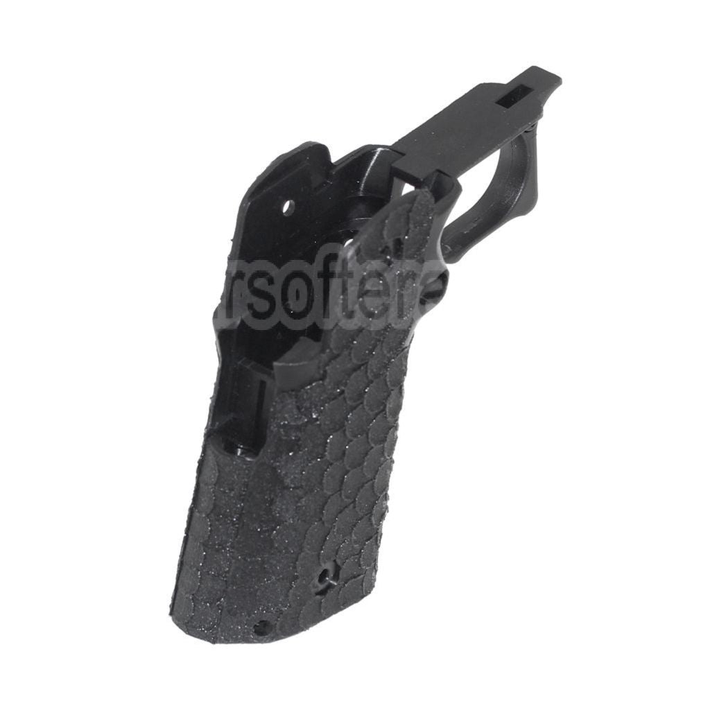 ARMY ARMAMENT Poisson Écaille Pointillé Pistolet Poignée Le Châssis Convient pour R607 DVC Carry EMG AW WE Tokyo Marui Hi-Capa Série GBB Pistolet Airsoft Noir