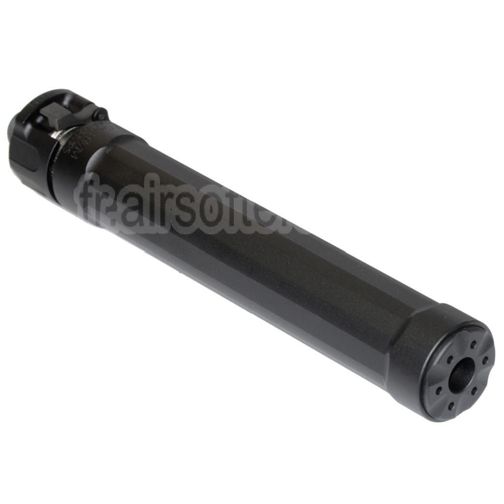 5KU 187mm Ryder 9 MP5 Silencieux avec +14mm CW sens horaire fileté Frein de Bouche Convient pour CYMA MP5 Série AEG SMG Fusil Airsoft