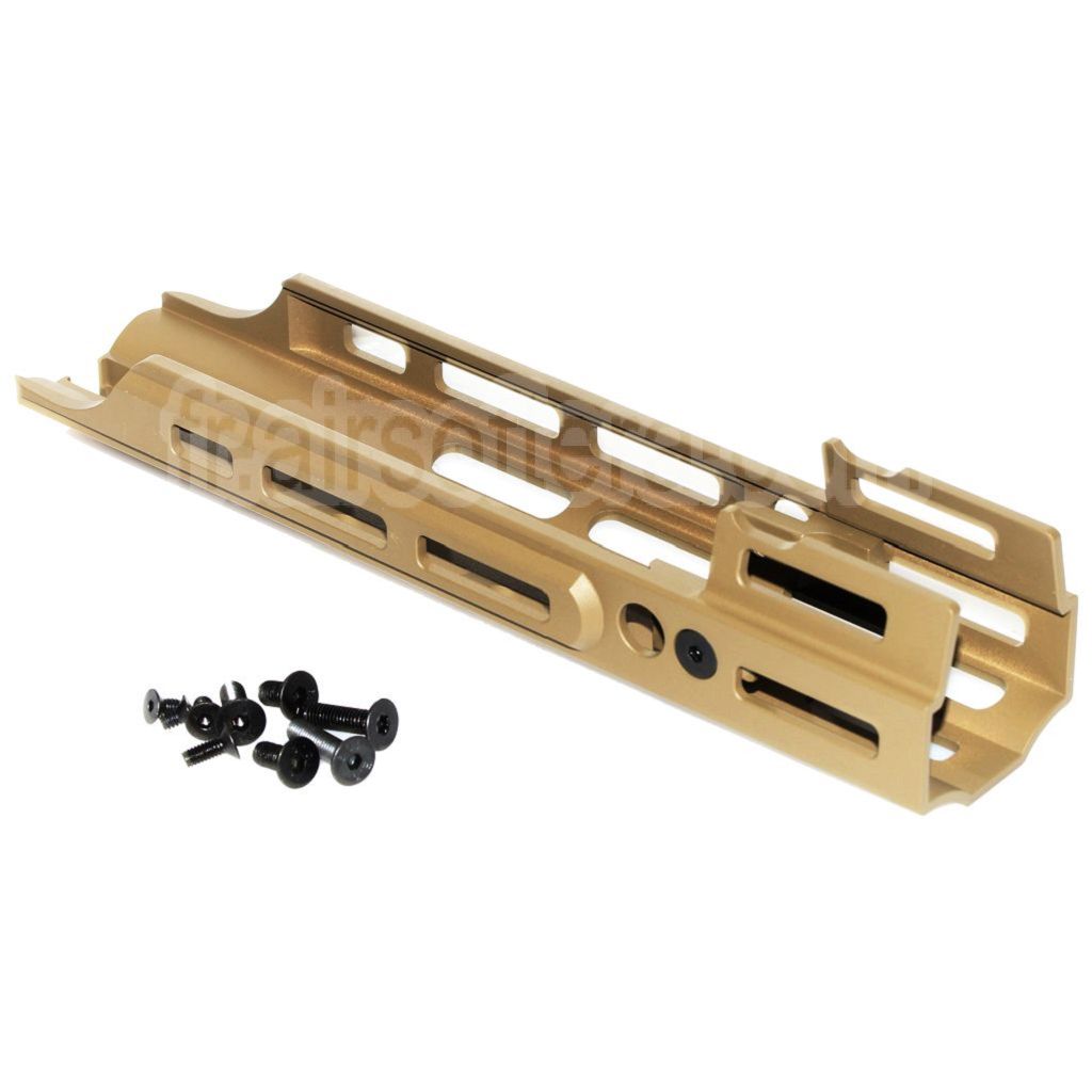 PTS Kinetic MREX M-LOK MK2 Rail de Garde-Main (233mm) Convient pour Cybergun VFC Tokyo Marui SCAR Fusil Airsoft