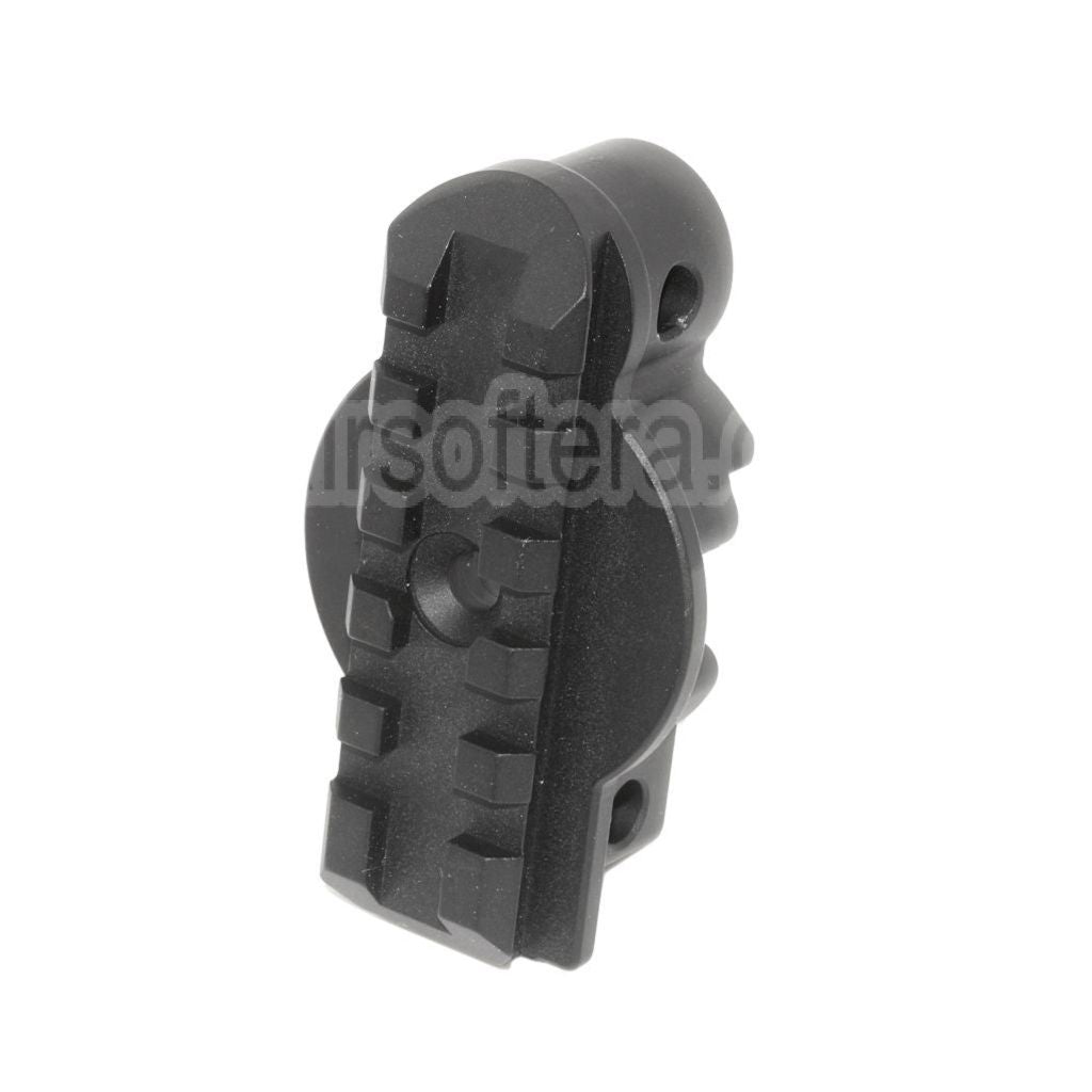 5KU 20mm M1913 Picatinny Rail Crosse Adaptateur End Cap Convient pour Umarex VFC MP5K PDW Série GBB Fusil Airsoft Noir