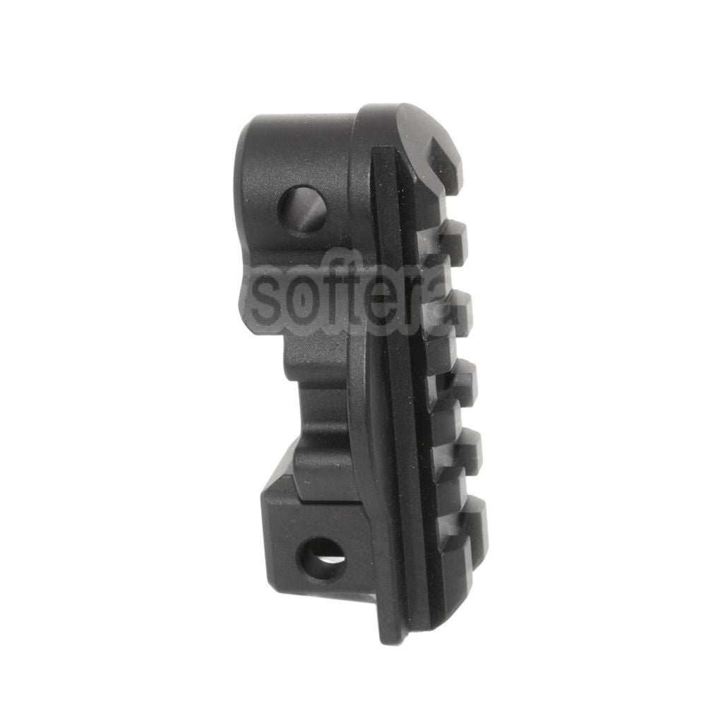 5KU 20mm M1913 Picatinny Rail Crosse Adaptateur End Cap Convient pour Umarex VFC MP5K PDW Série GBB Fusil Airsoft Noir