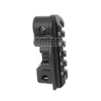 5KU 20mm M1913 Picatinny Rail Crosse Adaptateur End Cap Convient pour Umarex VFC MP5K PDW Série GBB Fusil Airsoft Noir