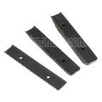 5KU 3 pièces TPR Caoutchouc joue Riser Pad convient pour 5KU JMAC Style SS AB TS Fusil Crosse Noir