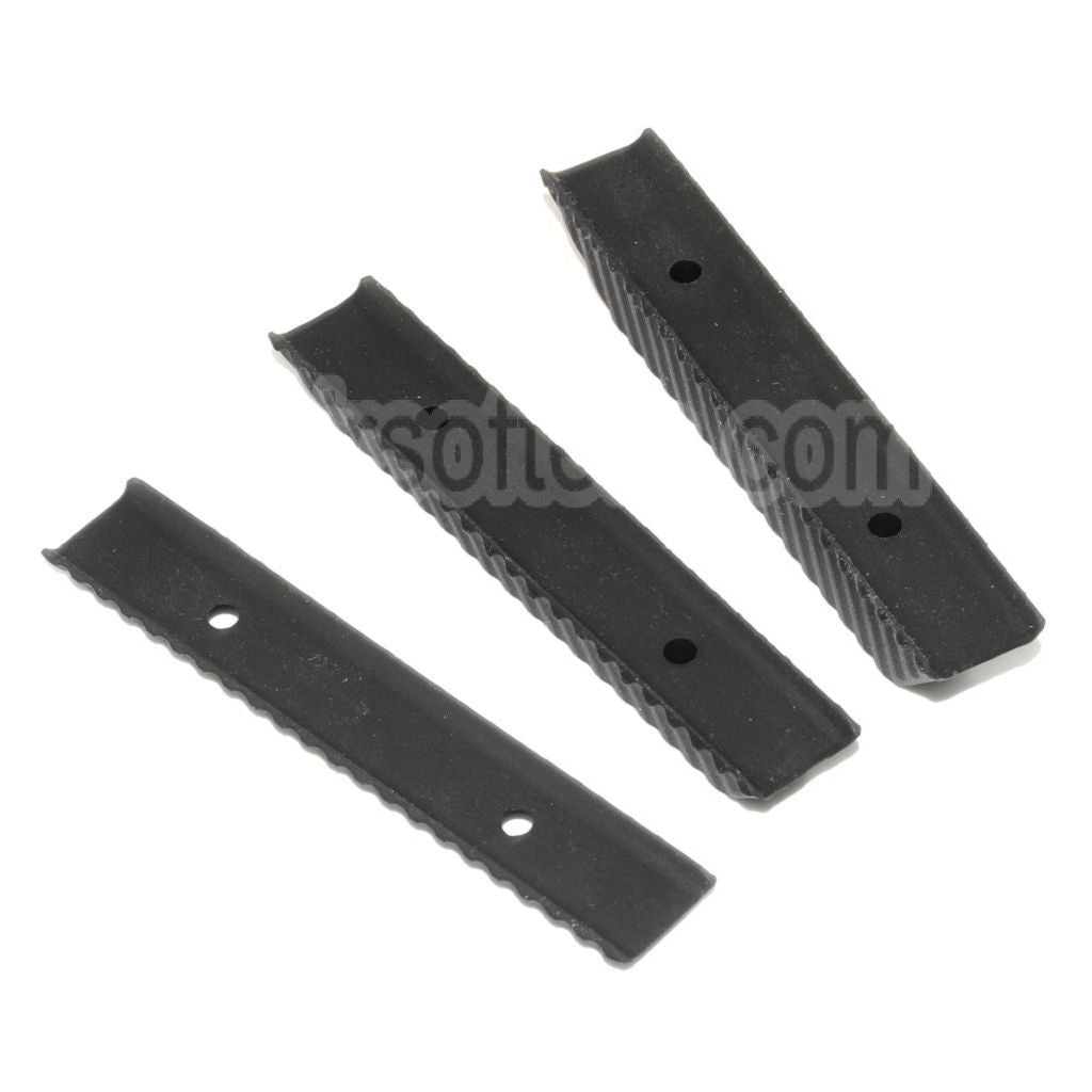 5KU 3 pièces TPR Caoutchouc joue Riser Pad convient pour 5KU JMAC Style SS AB TS Fusil Crosse Noir