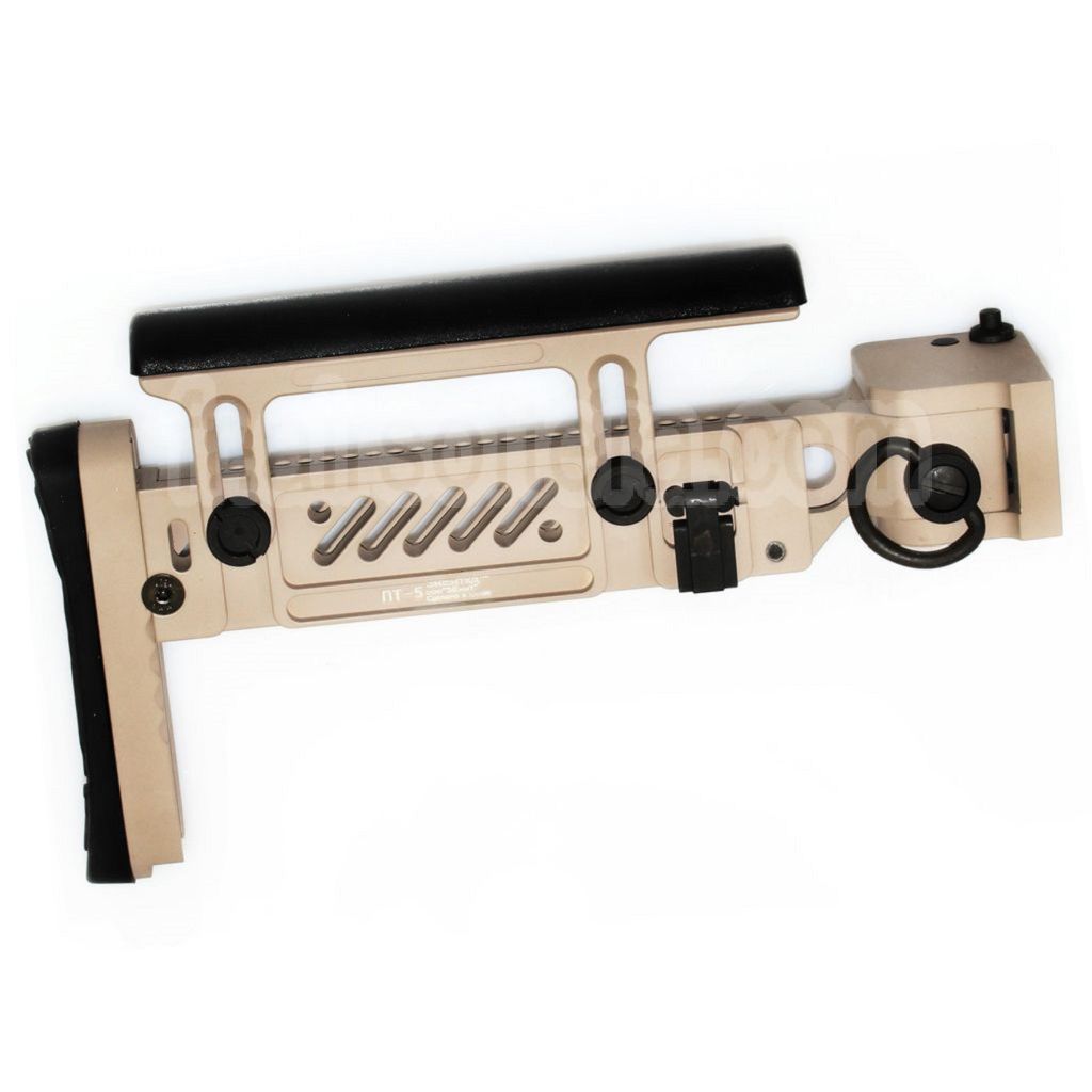 5KU PT-5 Side Pliable Crosse Convient pour Tokyo Marui AKM Série Fusil Airsoft