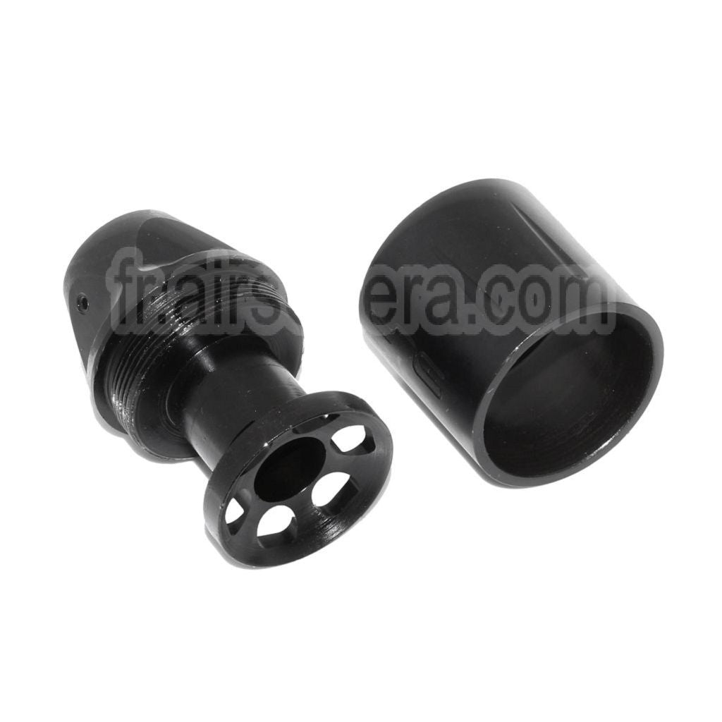 5KU 51mm SLR Style Frein de Bouche Convient pour -14mm CCW sens antihoraire Canon Fusil Airsoft Noir