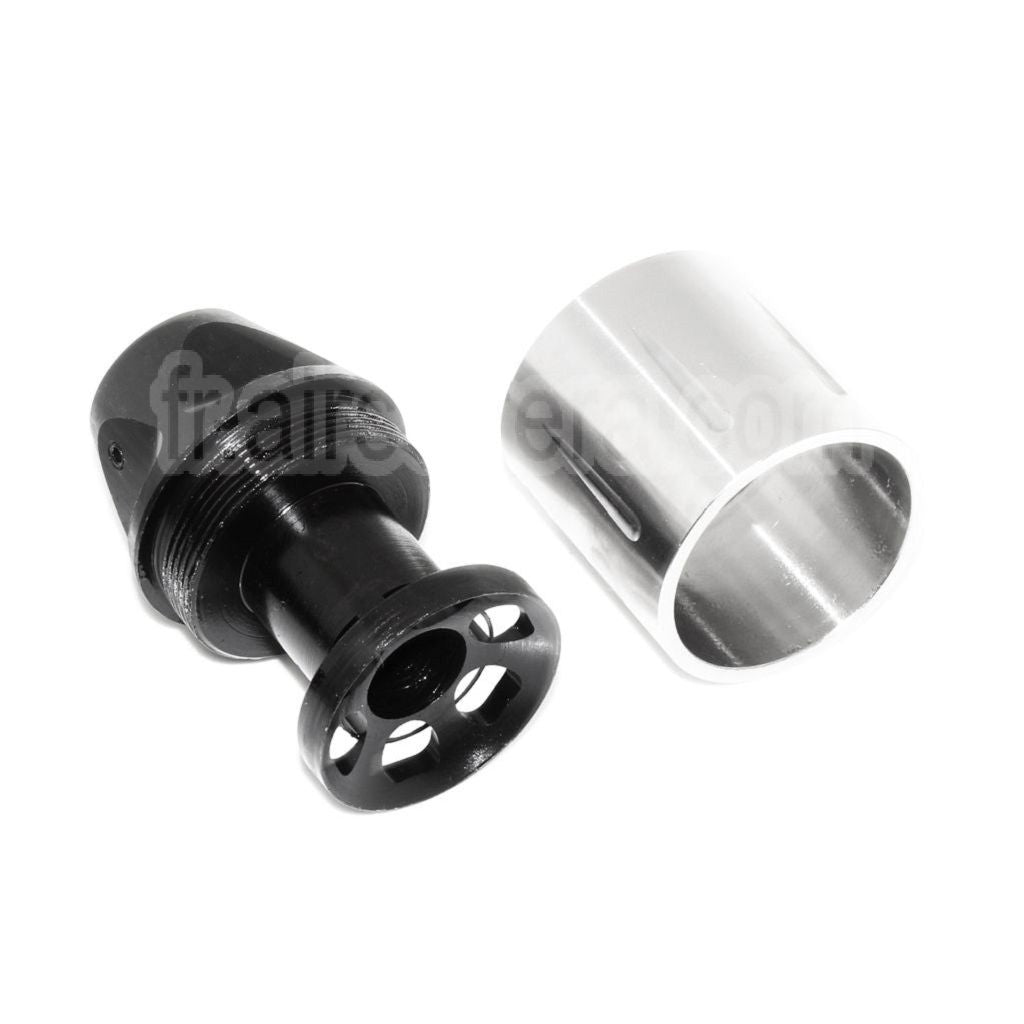 5KU 51mm SLR Style Frein de Bouche Convient pour -14mm CCW sens antihoraire Canon Fusil Airsoft Noir