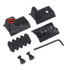 DOUBLE BELL Polymère Butée de Main Kit Convient pour M-Lok Rail de Garde-Main