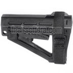 DOUBLE BELL 180mm Polymère Crosse Convient pour M4 Série GBB Fusil Airsoft