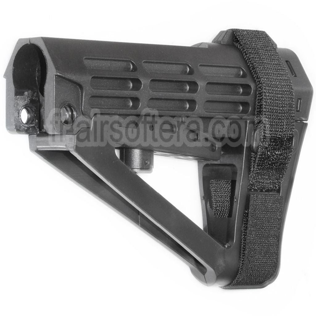 DOUBLE BELL 180mm Polymère Crosse Convient pour M4 Série GBB Fusil Airsoft
