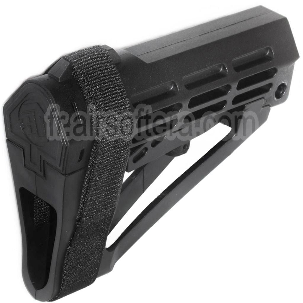 DOUBLE BELL 180mm Polymère Crosse Convient pour M4 Série GBB Fusil Airsoft