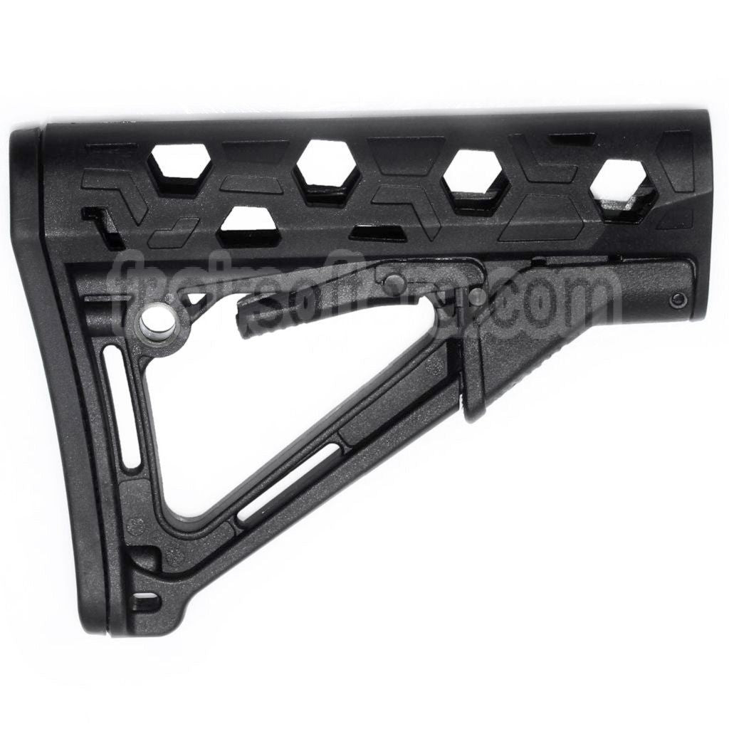 DOUBLE BELL 183mm Polymère Crosse Convient pour M4 Série GBB Fusil Airsoft