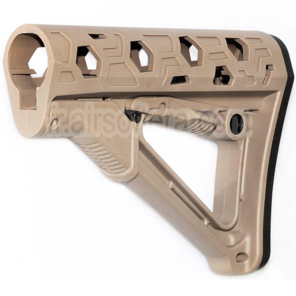 DOUBLE BELL 183mm Polymère Crosse Convient pour M4 Série GBB Fusil Airsoft
