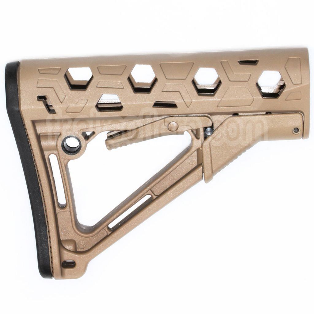 DOUBLE BELL 183mm Polymère Crosse Convient pour M4 Série GBB Fusil Airsoft