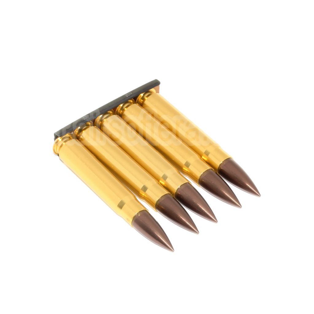 DOUBLE BELL 5 Pièces Set Métal Factice Cartouche Convient pour D-Boys DOUBLE BELL Kar-98K 98K Bolt Action Sniper Fusil Airsoft